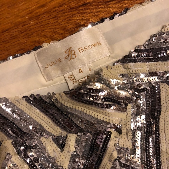 Julie Brown sequined shorts - Picture 2 of 3